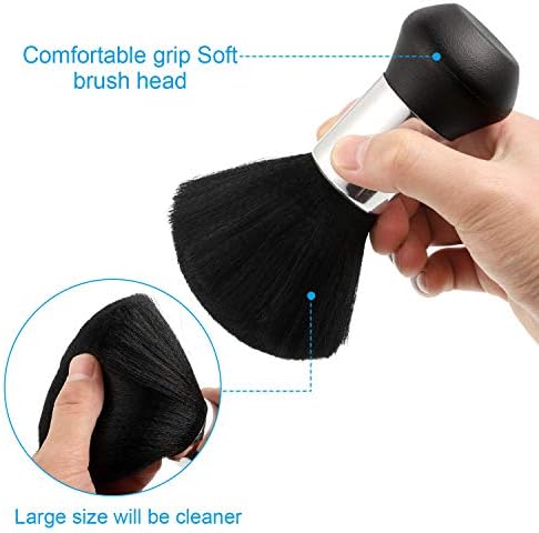 SATINIOR 6 Pcs Hair Cutting Barber Capes with Neck Duster Brush & Combs - Image 3