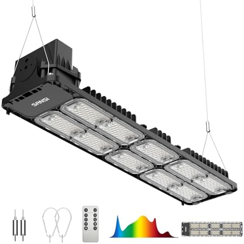 SANSI Grow Lights for Indoor Plants, 200W Plant Lights for Indoor Growing by SANSI