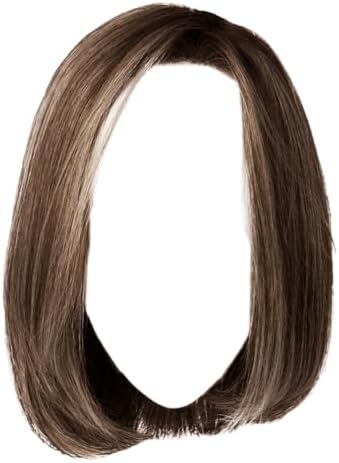 Raquel Welch Longing For London Luxurious Mid-Length Bob Cut Wig, Black Label Human Hair Collection by Hairuwear, Average Cap, RH8/29SS Shaded Hazelnut by Unknown