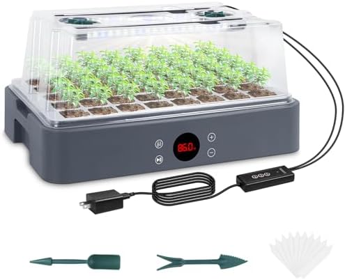 Sondiko Seed Starter Tray with Grow Light, Heated Seed Starter Kit by Sondiko-Since1991