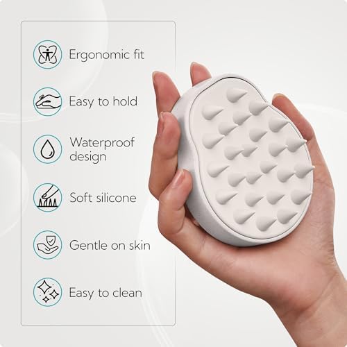 HEETA 2-Pack Large Scalp Massager Scrubber Shampoo Brush for Hair Growth - Image 4