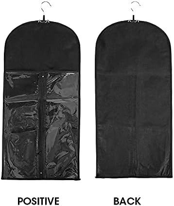 Wig Bags Storage With Hanger- 3PCS Hair Extensions Storage Bag Hair Hangers For Extensions Hairpieces Storage Holder (black) - Image 3
