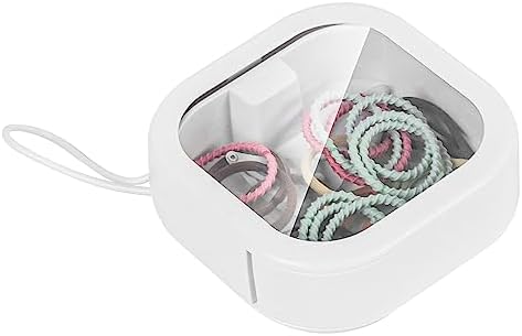 Hair Tie Organizer, Small Portable Hair Accessories Storage Can Be Stackable Or Hung On The Wall, Small Items Holder Hair Tie Organizer for Jewelry Hair Stuff Hair Clip Cotton Swab by Chfory