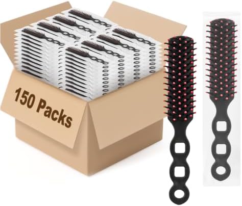 150PCS Bulk Hair Brushes for Homeless Individually Wrapped Hair Brush Bulk by skourvut
