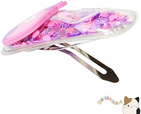 Luv Her Hair Accessories: 6pc Cute Squish Hair Clips with Favorite Character Charms for Girls and Toddlers Ages 3+ - Image 6