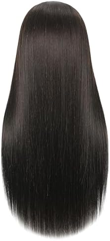 30 inches Brown 80% Human Hair Mannequin Head with Stand for Practice Manikin Doll Style Head Braiding Styling Updos Curling Cutting Cosmetology Barber Training Display - Image 2