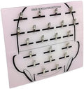 Extension Holder - Styling Extension Holder, Acrylic Hair Separator, Hair Extension Holder Board | Hair Tinsel Organizer, Home And Salon Wig Grafting Plate With Clip For Hairpieces Sectioning Display by Unknown