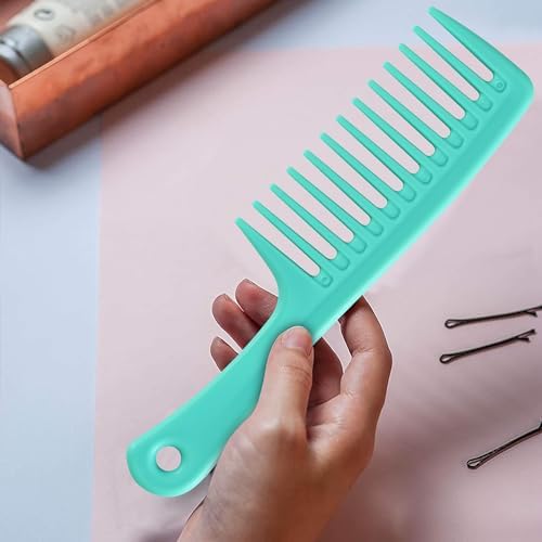 HYOUJIN 2 Pcs Large Wide Tooth Comb Detangling for Curly,Wet,Dry Hair - Image 6