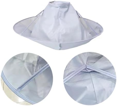Hair Cutting Cape, Haircut Umbrella Barber Cloak Home Salon Foldable Hairdressing Capes, Anti-static Adjustable Neck Size - Image 4