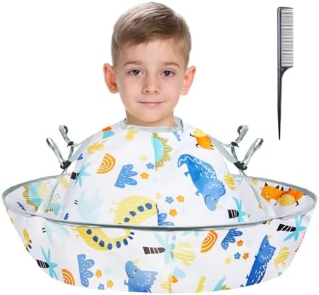Lictin Haircut Capes Umbrella for Kids - Hair Cutting Haircut Cape Kids Waterproof Foldable Adjustment by Lictin