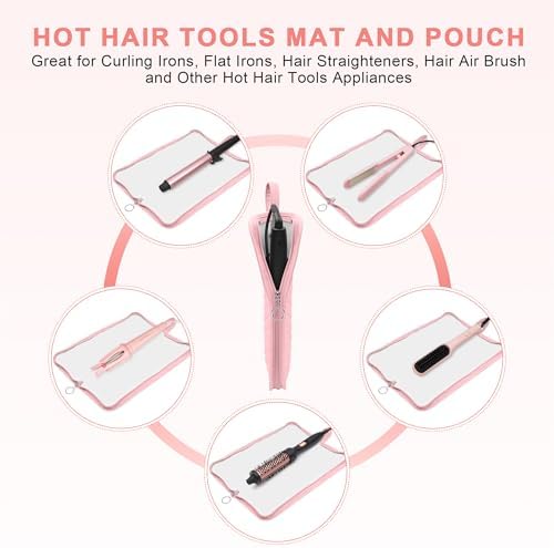 2-in-1 Heat Resistant Mat & Storage Bag for Hair Tools - Image 6