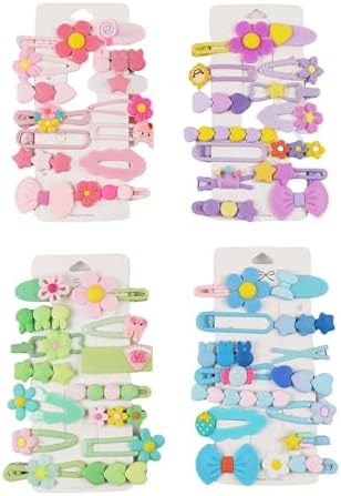 56PCS Girl Hair Clips Cute Hair Accessories for Kids Candy Color Hair Accessory for Little Girls Kids Teens,Multiple Patterns by CISMARK