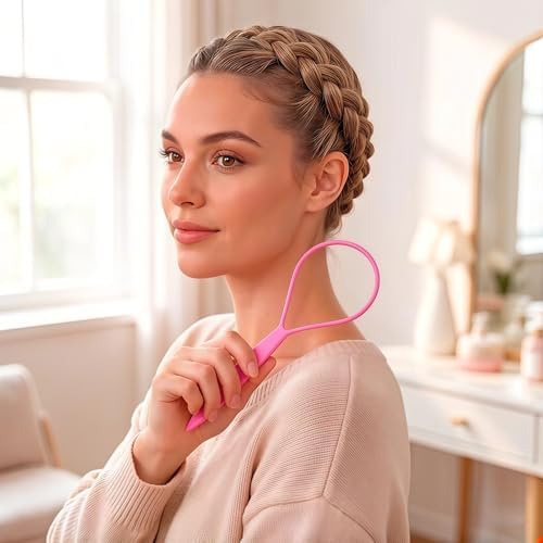 Topsy Tail Hair Tool Set, Ponytail Maker Loop Styling Tools, 2 Sizes, Multicolor, 8 Piece - Image 7