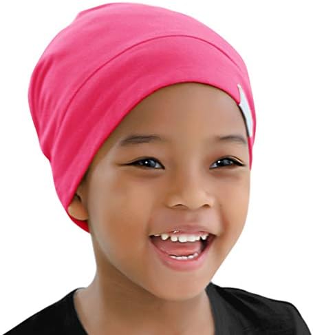 Kids Beanie Sleep Hats Bonnet for Child Curly Frizzy Hair Daily - Image 2