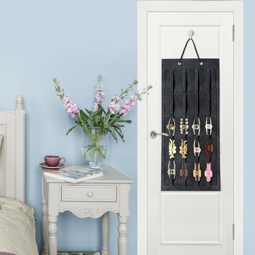 SMUK Large Hair Claw Clip Organizer Holder, Hanging Claw Clips Storage for Women Girls, Hair Clip Stand Holder for Wall, Door, Closet, Big Claw Clip Display for Teen Girls - Image 6