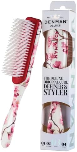 Denman D3 Original Curl Definer & Styler, Curly Hair Brush for Women & Men – 7 Row Detangling & Curl Defining Brush for Smooth Defined Curls - a precision Styling Brush for straight hair by Unknown