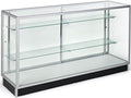Displays2Go 70" Free-Standing Glass Display Case by Displays2go
