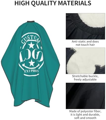 Custom Barber Cape Customized Haircut Capes Logo Text Photo Salon Hairdressing Apron for Home and Barbershop - Image 6