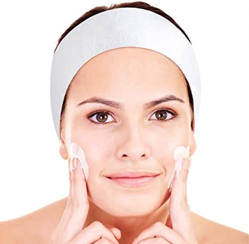 Pimoys 30 Pcs Disposable Spa Headbands, Nonwoven Stretch Facial Wrap - Image 5