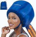 Granteva Hair Dryer Bonnet Attachment w/A Headband Integrated that Reduces Heat Around Ears & Neck - Blow Dryer Attachment for Hair Dryer, Speeds Up Drying Time by GRANTEVA