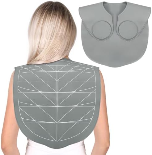 yarlung Hair Cutting Collar Silicone Salon Hair Cutting Guide Cape, Grey by Yarlung