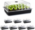 RooTrimmer 8-Pack Seed Trays with 4" Humidity Dome, Water-Return Design by RooTrimmer