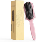 Curly Hair Brush, Curl Defining Brush, Hair Brush, Flexible, Curl Enhancing, Reduce Pulling (Pink) by Unknown