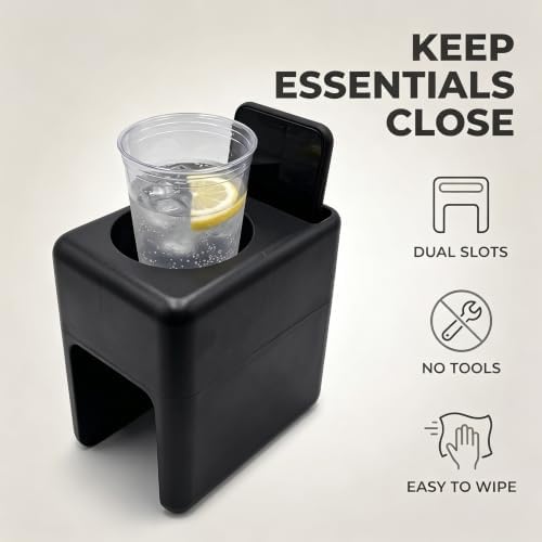 Salon Chair Armrest Organizer Tray with Phone Holder Barber Accessory - Image 7