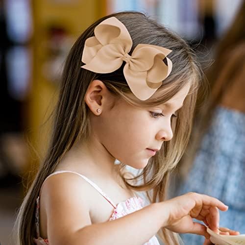 Oaoleer 40Pcs 6" Hair Bows Clips for Girls Tolddler Hair Accessories - Image 6