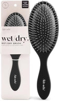Kitsch Wet Dry Brush Detangler – Hair Brush for Women - Flexi Black by Kitsch