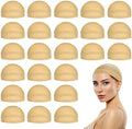 Beige Wig Caps for Women, Stocking Cap for Wigs, 24 PCS by MYKURS