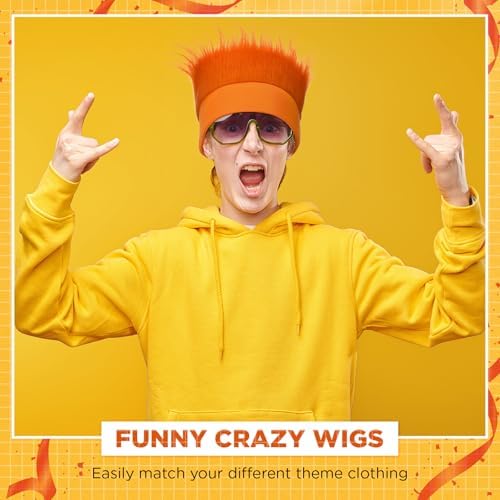 Crazy Wig Hairy Headband Hat - Image 4