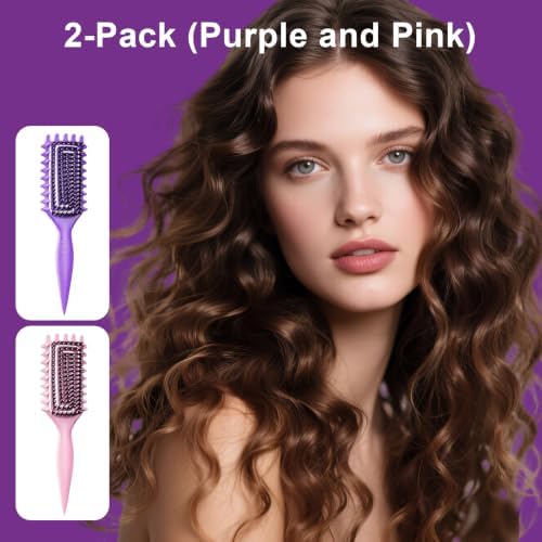Curly Hair Brush, Curl Brush For Wet & Dry Hair,Curl Defining For Women&Men - Image 2