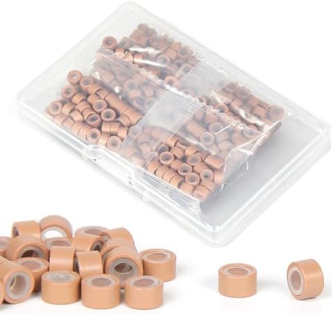 Celinabella 300PCS 5mm Micro Ring Beads, Light Brown by Unknown