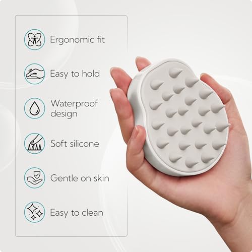 HEETA 2-Pack Large Scalp Massager Scrubber Shampoo Brush for Hair Growth - Image 4