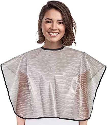 Short Waterproof Hair Dye Cape, Salon Cover for Hair Color,Shampoo by YELEGAI