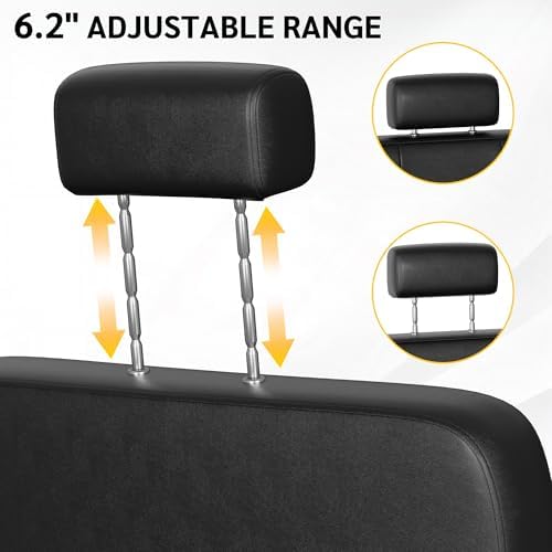 Barber Chair for Hair Stylists, Hydraulic Styling Chair with Heavy Duty Pump, 360° Swivel Barber Chairs with Reclining, Adjustable Headrest, Beauty Salon Equipment, 330 Lbs - Image 5