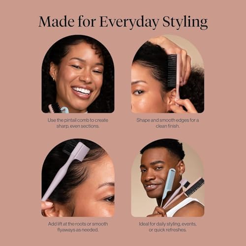 Kitsch Slick Back Hair Brush – Slick Back Brush for Styling - Image 6