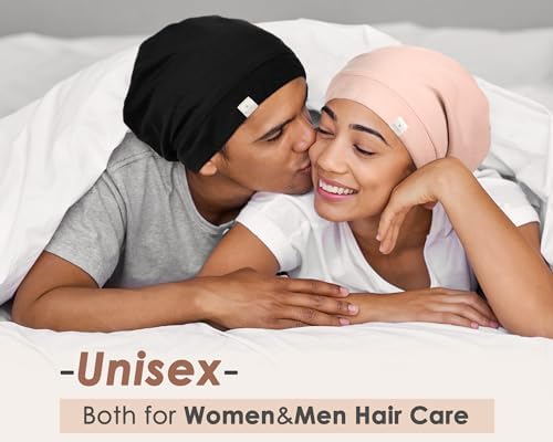 YANIBEST Slouchy Beanie Hat Satin Lined Sleep Cap Chemo Headwear Caps - Image 3