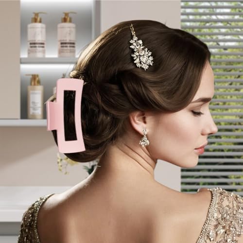 7 Pcs Spa Set, Facial Headband and Wristband Set, Skincare Accessories, College Style Girl Idea Gifts, Hair Accessories for Women and Girls (Pink) - Image 6