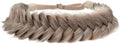 Synthetic Hair Braided Headband Classic Wide Strands Wedding Disorderly Fluffy Braids Wig Band Women Beauty Accessory by TOECWEGR