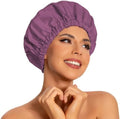 Edoneery Shower Caps for Women Reusable Waterproof, Shower Hair Cap by Edoneery