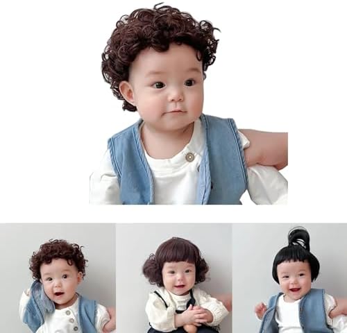 Girls Hair Wig Fashionable Hair Accessory for Girls Cosplay Wig Headdress Synthetic Short/Curly Hairpiece Girl Cosplay Hat - Image 2