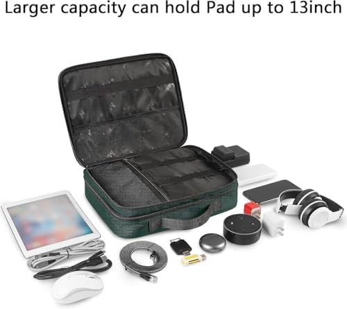 MATEIN Tech Organizer Travel Case, Large Water Resistant Cable Organizer - Image 3