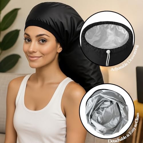 VICARKO Hair Steamer Cap for Deep Conditioning and Natural Hair Home Use - Image 5