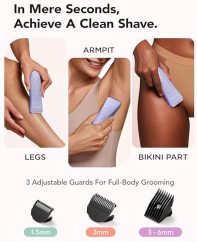 MANSPOT LADYSPOT™ Bikini Hair Trimmer for Women, Electric Body Shaving Sets - Image 6