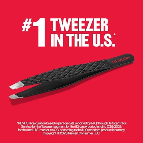 Revlon Expert Slant Tweezer, High Precision For an Easy Hair Removal, Made With Stainless Steel, 1 Count (Pack of 12) - Image 4