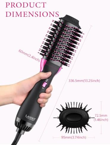 Hair Blow Dryer Brush 2.4 in Hot Air Styler for Volumizing Smooth Blowouts - Image 3