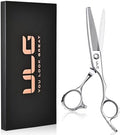 ULG Professional Hair Thinning Scissors & Shears, 6.5" 440C Japanese Stainless Steel Barber Scissors, Hand-Honed Razor Sharp Blades & Ergonomic Offset Handle for Salon & Home Use by ULG