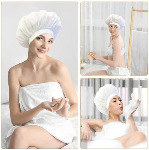 Net bonnet, Special Design for Curly Hair, Reduces Frizz, Accelerates Drying, Enhances Curl Definition（total 2pcs) - Image 6